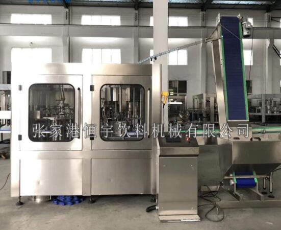 三合一啤酒沖洗灌裝封口機(jī)